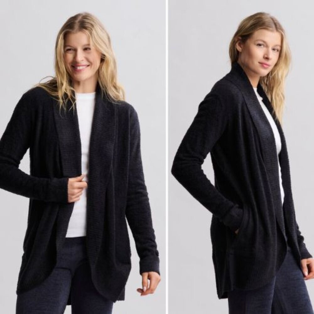 Barefoot Dreams CozyChic Lite Circle Cardigan Sweater Size XS/S  23904